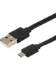 Дата-кабель REXANT (18-4270) Кабель USB-micro USB/2,4A/PVC/black/1m/REXANT