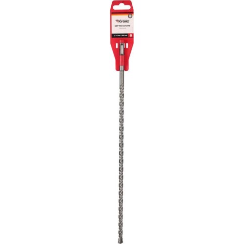 Бур KRANZ (KR-91-0851) Бур по бетону 10x400x340мм, SDS PLUS Бур KRANZ (KR-91-0851) Бур по бетону 10x400x340мм, SDS PLUS