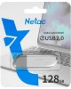 NETAC Флешка USB U352 128ГБ, USB2.0, серебристый [nt03u352n-128g-20pn]