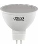 GAUSS Лампа светодиодная 101505305 5Вт цок.:GU5.3 рефлек. 220B 6500K св.свеч.бел.хол. (упак.:10шт)