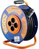 Удлинители GLANZEN EB-50-010, на катушке, с/з, 4 роз - 50м