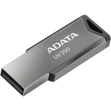 USB флэш-накопитель A-DATA 64GB UV350 металл/чёрный USB3.1 (AUV350-64G-RBK)