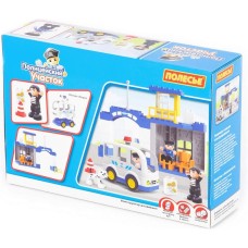 Игрушка ПОЛЕСЬЕ Конструктор Макси - Полицейский участок (36 элементов) (в коробке)