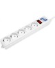 POWERCUBE Сетевой фильтр Power Cube SPG-B-6 white (1,9 м, 5 розеток, 10А) (SPG-B-6-WHITE)