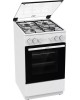 GORENJE Плита Комбинированная GK5A21WH белый/черный (стеклянная крышка) реш.сталь
