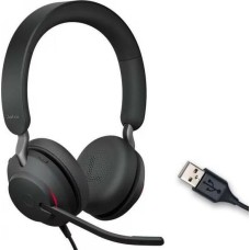 JABRA Наушники с микрофоном Evolve2 40 черный накладные USB оголовье (24189-999-999)