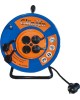 Удлинители GLANZEN EB-50-010, на катушке, с/з, 4 роз - 50м