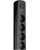 сетевой фильтр PERFEO (PF_C3968) POWER STREAM - 5 роз -5,0 м - черный