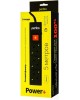 сетевой фильтр PERFEO (PF_C3968) POWER STREAM - 5 роз -5,0 м - черный