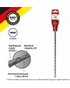 Бур KRANZ (KR-91-0062) Бур по бетону 10x600x540мм SDS PLUS Бур KRANZ (KR-91-0062) Бур по бетону 10x600x540мм SDS PLUS