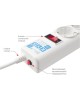 POWERCUBE Сетевой фильтр Power Cube SPG-B-6 white (1,9 м, 5 розеток, 10А) (SPG-B-6-WHITE)