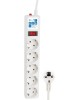 POWERCUBE Сетевой фильтр Power Cube SPG-B-6 white (1,9 м, 5 розеток, 10А) (SPG-B-6-WHITE)