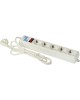 POWERCUBE Сетевой фильтр Power Cube SPG-B-6 white (1,9 м, 5 розеток, 10А) (SPG-B-6-WHITE)