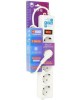 POWERCUBE Сетевой фильтр Power Cube SPG-B-6 white (1,9 м, 5 розеток, 10А) (SPG-B-6-WHITE)