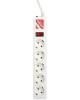POWERCUBE Сетевой фильтр Power Cube SPG-B-6 white (1,9 м, 5 розеток, 10А) (SPG-B-6-WHITE)