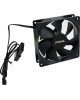 DIGMA Вентилятор DFAN-90 90мм, 3-pin, от БП:4-pin (Molex), 1800об/мин, 23дБ, Ret