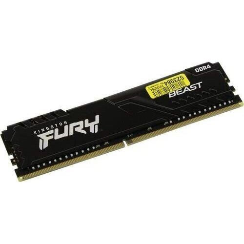 KINGSTON Память DDR4 32GB 3600MHz KF436C18BB/32 Fury Beast RTL Gaming PC4-28800 CL18 DIMM 288-pin 1.35В dual rank с радиатором Ret KINGSTON Память DDR4 32GB 3600MHz KF436C18BB/32 Fury Beast RTL Gaming PC4-28800 CL18 DIMM 288-pin 1.35В dual rank с радиатором Ret