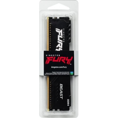 KINGSTON Память DDR4 32GB 3600MHz KF436C18BB/32 Fury Beast RTL Gaming PC4-28800 CL18 DIMM 288-pin 1.35В dual rank с радиатором Ret KINGSTON Память DDR4 32GB 3600MHz KF436C18BB/32 Fury Beast RTL Gaming PC4-28800 CL18 DIMM 288-pin 1.35В dual rank с радиатором Ret