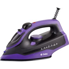 Утюг DELTA DL-353 черный с фиолетовым