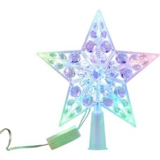 Фигура интерьерная NEON-NIGHT (501-002) ФИГУРА ЗВЕЗДА НА ЕЛКУ : RGB, 10 LED, 17 СМ