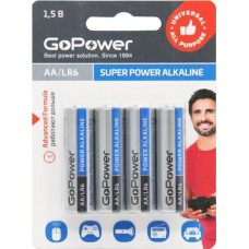 Элементы питания GOPOWER (00-00015601) Super Power Alkaline / LR6