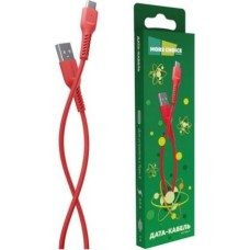 Кабель MORE CHOICE (4627151193175) K16a USB (m)-Type-C (m) 1.0м - красный