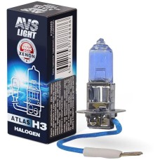 AVS Галогенная лампа ATLAS BOX/5000К/ H3.12V.55W.коробка 1шт