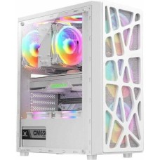 FORMULA Корпус Mana белый без БП ATX 4x120mm 2xUSB2.0 1xUSB3.0 audio bott PSU
