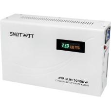 SMARTWATT Стабилизатор напряжения AVR Slim 5000RW 5000ВА белый