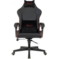 Кресло компьютерное игровое A4TECH Кресло игровое Bloody GC-780, на колесиках, кожзам, 1шт. в комплекте черный/красный