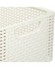 Корзина RATTAN STYLE BOX M + крышка крем