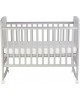 Кровать POLINI Кроватка детская Polini kids Simple 304, серый (1кор)