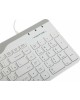A4TECH Клавиатура Fstyler FK25, USB, белый серый [fk25 white]