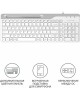A4TECH Клавиатура Fstyler FK25, USB, белый серый [fk25 white]