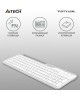 A4TECH Клавиатура Fstyler FK25, USB, белый серый [fk25 white]