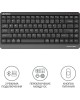 A4TECH Клавиатура Fstyler FBK11, USB, Bluetooth/Радиоканал, черный серый [fbk11 grey]
