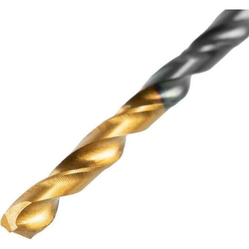 DENZEL Сверло по металлу, 3 мм, HSS-Tin, Golden Tip, 10 шт. 717205 DENZEL Сверло по металлу, 3 мм, HSS-Tin, Golden Tip, 10 шт. 717205