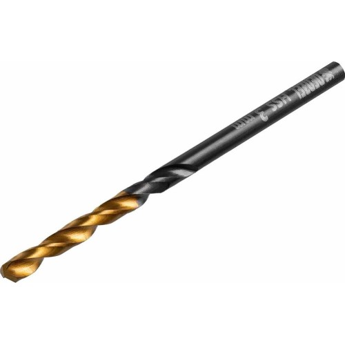 DENZEL Сверло по металлу, 3 мм, HSS-Tin, Golden Tip, 10 шт. 717205 DENZEL Сверло по металлу, 3 мм, HSS-Tin, Golden Tip, 10 шт. 717205