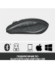 LOGITECH Мышь MX Anywhere 2S графитовый оптическая 4000dpi беспров. BT/Radio USB 7but (910-006211)
