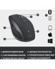 LOGITECH Мышь MX Anywhere 2S графитовый оптическая 4000dpi беспров. BT/Radio USB 7but (910-006211)