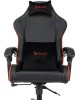 Кресло компьютерное игровое A4TECH Кресло игровое Bloody GC-780, на колесиках, кожзам, 1шт. в комплекте черный/красный