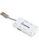 USB-устройство SMARTBUY (SBRH-750-W) хаб + картридер белый