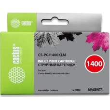 Картридж CACTUS CS-PGI1400XLM пурпурный для CANON MB2050/MB2350/MB2040/MB2340 (11.5мл)