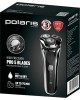 Бритва POLARIS PMR 0305R WET&DRY PRO 5 BLADES черный/хром