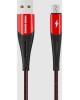 Кабель MORE CHOICE (4627151198118) K41Sm USB (m)-microUSB (m), ч/красный, 1.0м