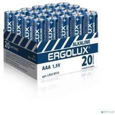 Ergolux LR03 Alkaline BP-20 ПРОМО (14674)