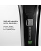 Бритва POLARIS PMR 0305R WET&DRY PRO 5 BLADES черный/хром