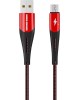Кабель MORE CHOICE (4627151198118) K41Sm USB (m)-microUSB (m), ч/красный, 1.0м
