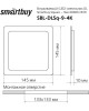 Светильник SMARTBUY (SBL-DLSq-9-4K) 9w/4000K