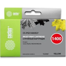 Картридж CACTUS CS-PGI1400XLY желтый (12 мл) для CANON MB2050/MB2350/MB2040/MB2340
